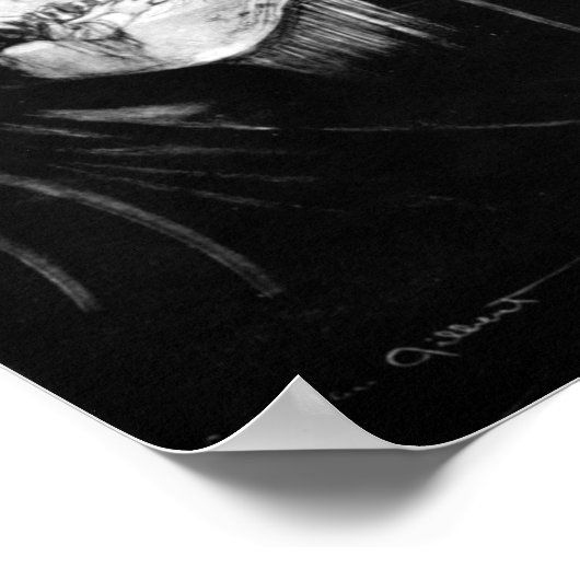 Alles ist Vanity, Charles Allan Gilbert Poster (Ecke)