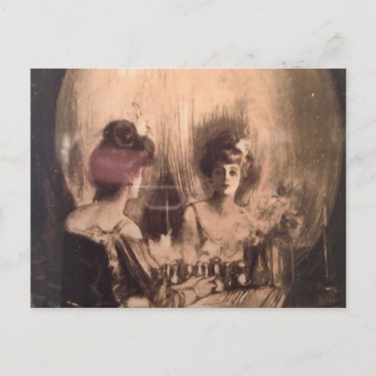 Alles ist Vanity Charles Allan Gilbert Postkarte (Vorderseite)