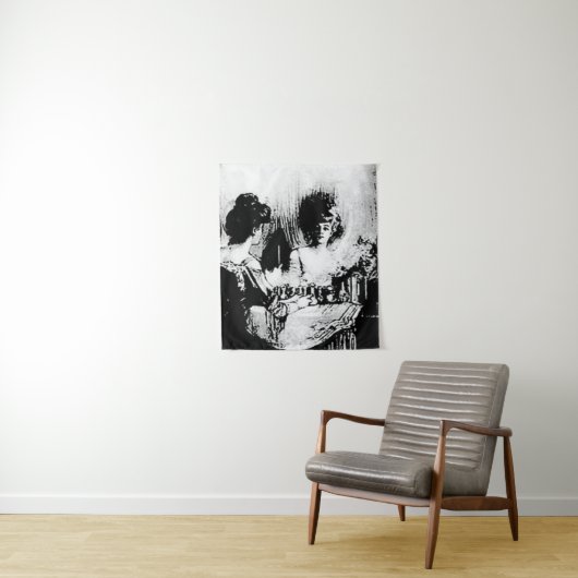 Alles ist Vanity Charles Allan Gilbert Wandteppich (Beispiel)