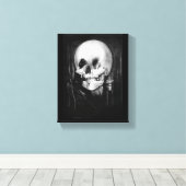 Alles ist Vanity-Druck Leinwanddruck (Insitu (Holzboden))