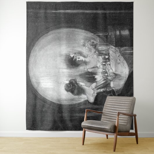 Alles ist Vanity von Charles Allan Gilbert Wandteppich (Beispiel)