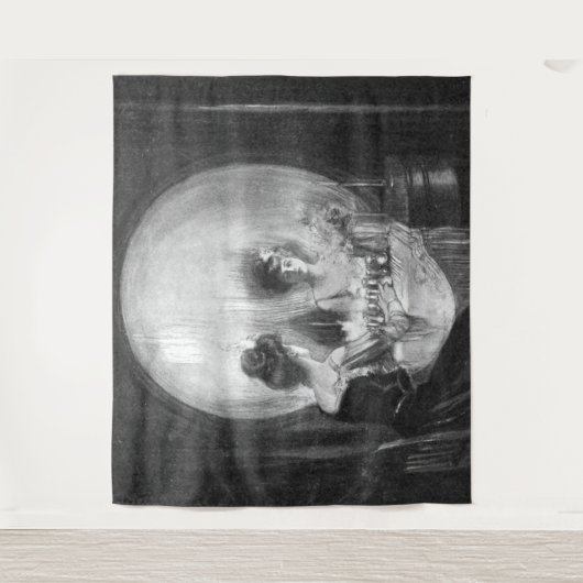 Alles ist Vanity von Charles Allan Gilbert Wandteppich (Vorderseite)