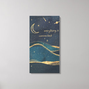 Alles ist verbunden leinwanddruck