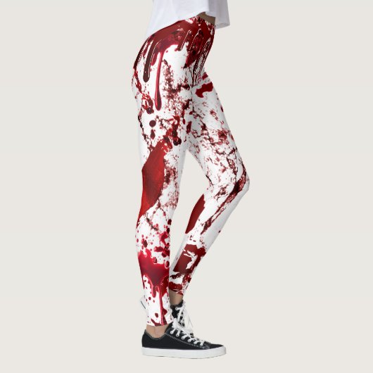 Alles ist verdammt gut | Horror Gore Spritzer Leggings (Rechts)