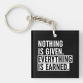 Alles ist verdient schlüsselanhänger (Vorderseite)