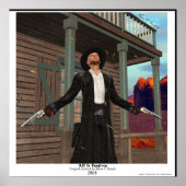 "Alles ist vergeben" Outlaw Gunslinger Original Ar Poster (Vorne)