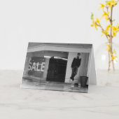 "Alles ist verschwunden" Geburtstagskarte Karte (Gelbe Blume)