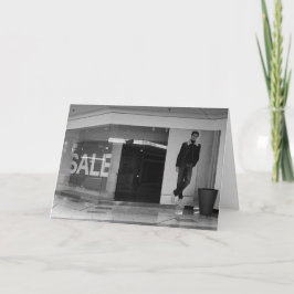 "Alles ist verschwunden" Geburtstagskarte Karte