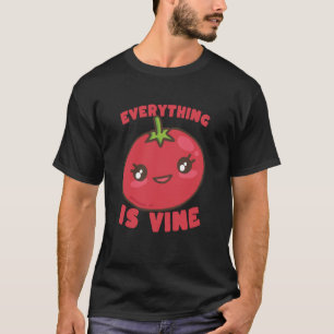Alles ist Vine Tomato Kawaii Cute Funny Long S T-Shirt