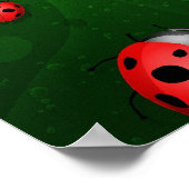 Alles ist voll von Ladybugs Poster (Ecke)