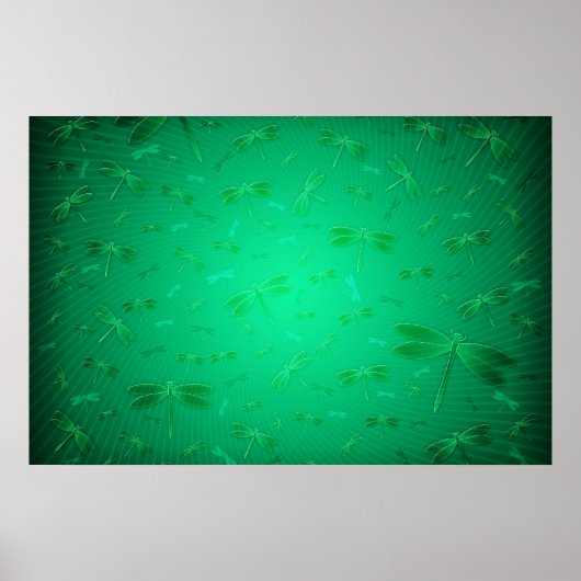 Alles ist voll von Libellen Poster (Vorne)