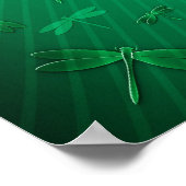 Alles ist voll von Libellen Poster (Ecke)