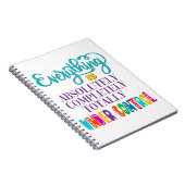 Alles ist völlig in Kontrolle Notizblock (Rechte Seite)