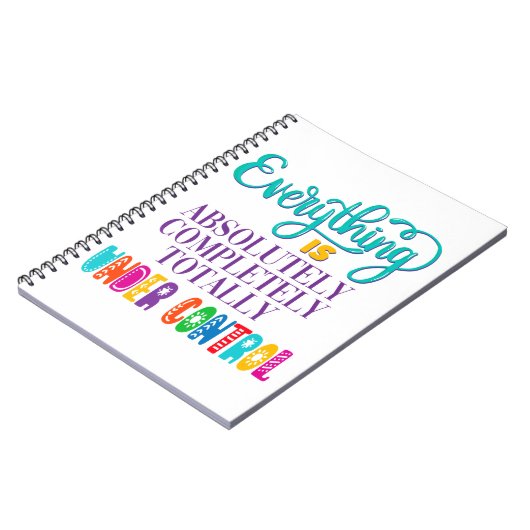 Alles ist völlig in Kontrolle Notizblock (Linke Seite)