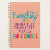 Alles ist völlig in Kontrolle Planer (Vorderseite)