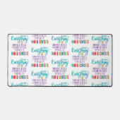 Alles ist völlig in Kontrolle Schreibtischunterlage (Vorderseite)