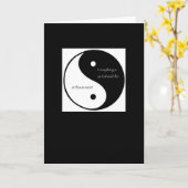 Alles ist, während es in diesem Moment sein sollte Karte (Gelbe Blume)