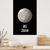 Alles ist weg poster (Küche)