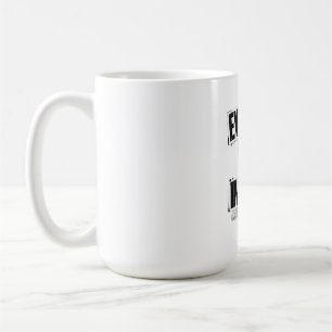 ALLES IST WICHTIG   Anti Design-Typografie A Kaffeetasse