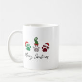 Alles italienische Greyhound Frohe Weihnachtskuh P Kaffeetasse (Links)