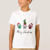 Alles italienische Greyhound Frohe Weihnachtskuh P T-Shirt (Vorderseite)