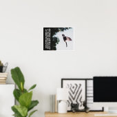 Alles kann ein UFO (klein) sein Poster (Heimbüro)