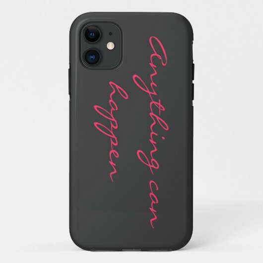 Alles kann geschehen Case-Mate iPhone hülle (Rückseite)