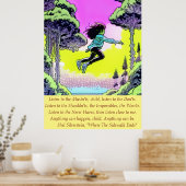 Alles kann passieren, Kind, Alles kann sein Poster (Küche)