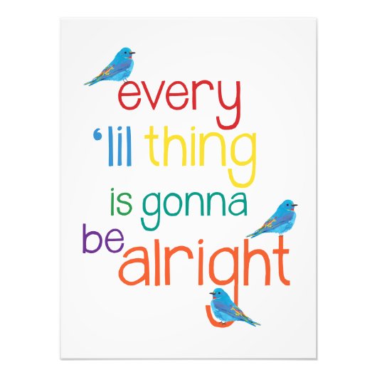 Alles Kleine ist, dass Gonna ein schönes Poster is (Vorne)