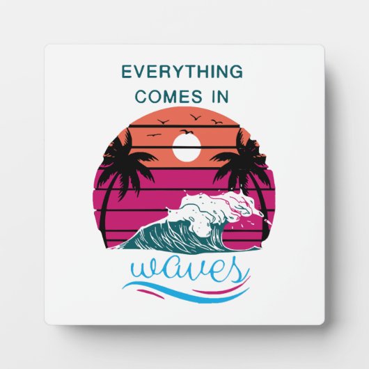 Alles kommt in Waves Fotoplatte (Vorderseite)