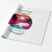 Alles kommt in Waves Geschenkpapier (Ungerollt)