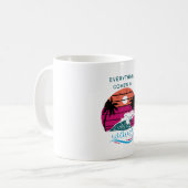 Alles kommt in Waves Kaffeetasse (Vorderseite Links)