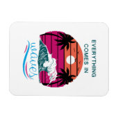 Alles kommt in Waves Magnet (Horizontal)