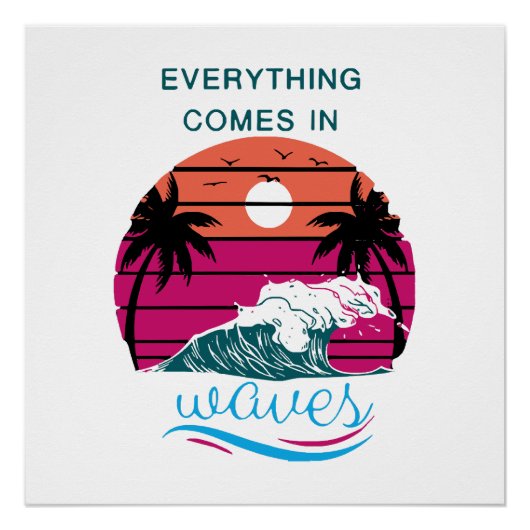 Alles kommt in Waves Poster (Vorderseite)