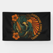 Alles kommt in Waves Retro Banner (Horizontal)