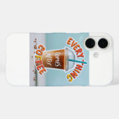 Alles kommt nach dem Kaffee Case-Mate iPhone Hülle (Rückseite (Horizontal))