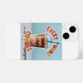 Alles kommt nach dem Kaffee Case-Mate iPhone Hülle (Rückseite (Horizontal))