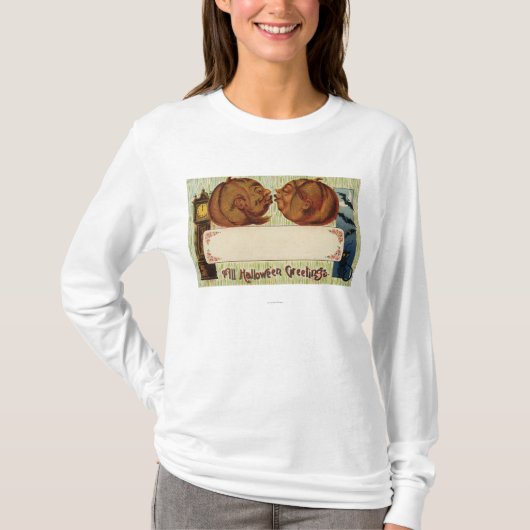 Alles Küssen Halloween-GreetingsPumpkins T-Shirt (Vorderseite)