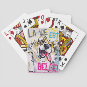 Alles lächeln spielkarten