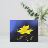 Alles Liebe - für Deine sten! Postkarte (Stehend Vorderseite)