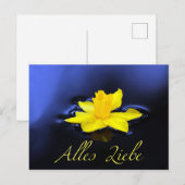 Alles Liebe - für Deine sten! Postkarte (Vorne/Hinten)