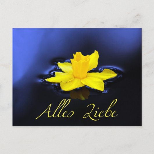 Alles Liebe - für Deine sten! Postkarte (Vorderseite)