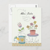 Alles Liebe Postkarte (Vorne/Hinten)