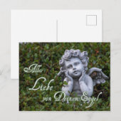 Alles Liebe von Deinem Engel! Postkarte (Vorne/Hinten)