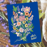 Alles Liebe Wildblumen süß Gouache Glückwunsch Postkarte<br><div class="desc">Perfektes, einfaches und niedliches Design für einen "alles liebe" Glückwunsch Postcard! Handgemachte Kunst für Sie! Vollständig anpassbar! Klicken Sie auf "Personalisieren" oben, um den Text zu bearbeiten. Klicken Sie auf "Bearbeiten mit dem Designwerkzeug", um die Schriftart, Farben und Einstellungen anzupassen. Erhältlich in einigen Sprachen oder individuell auf Ihre Bedürfnisse anpassen!...</div>