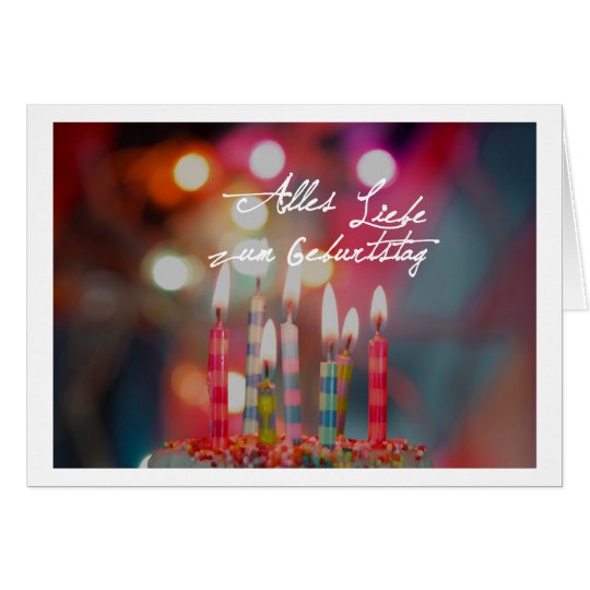 Alles Liebe zum Geburtstag Karte