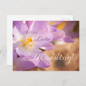Alles Liebe zum Mamitag! Postkarte (Vorne/Hinten)