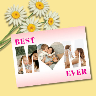 Alles Liebe zum Muttertag 3 Fotos Stylisches Frohe Karte