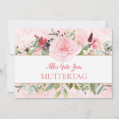 Alles Liebe Zum Muttertag Einladung (Vorderseite)