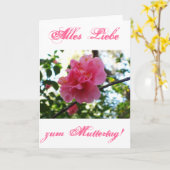 Alles Liebe zum Muttertag Karte (Gelbe Blume)